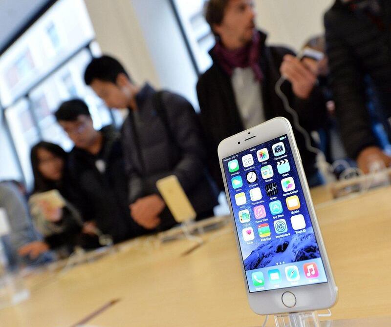 1st: iPhone 6 with 3.1% market share. Alessandro Di Marco / EPA