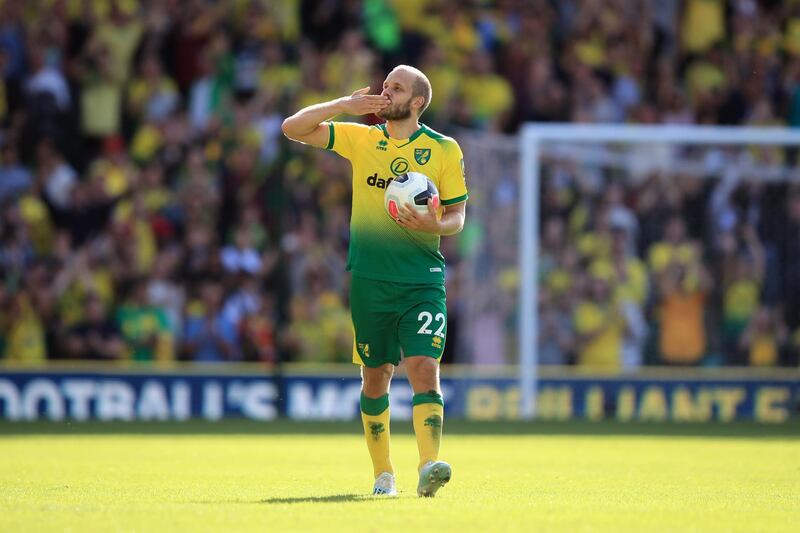 Centre forward: Teemu Pukki (Norwich) – The Championship’s top scorer last year illustrated he can prosper in the Premier League with a brilliant hat-trick, including a terrific volley. Getty
