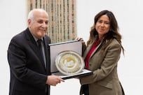 UAE envoy to UN Lana Nusseibeh awarded Shield of Palestine
