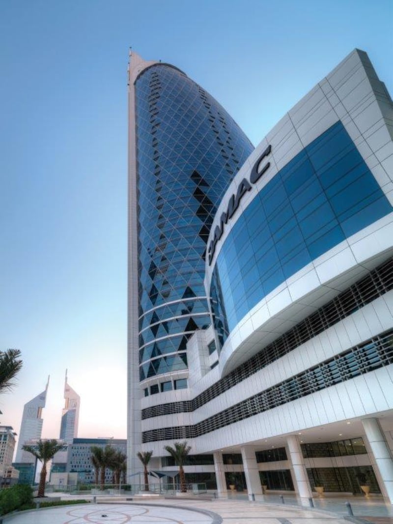 Damac Properties' Park Towers project in the Dubai International Financial Centre. The company paid down Dh500m worth of debt in the first nine months of 2020. Image courtesy of Damac Properties.