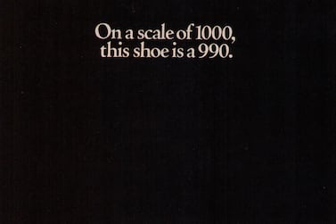The original ad for the New Balance 990. Courtesy New Balance