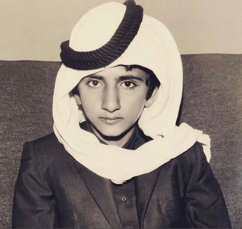 A young Sheikh Mohammed bin Rashid. The Ruler of Dubai was born in Sheikh Saeed Al Maktoum House in Al Shindagha on July 15, 1949.