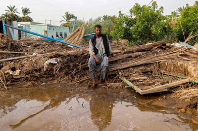 Torrential rains have destroyed more than 450 homes in Sudan's north, state media reported. AFP 
