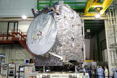 The Jupiter spacecraft was assembled in Toulouse before being shipped to French Guiana for launch. AFP