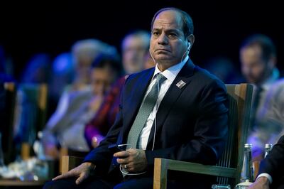 Egyptian President Abdel Fattah El Sisi. UAE Presidential Court.