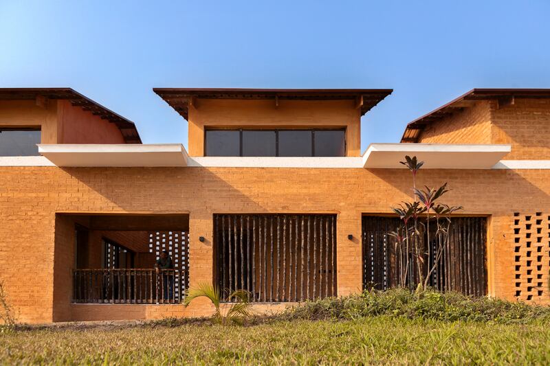 Ecology Green Farm provides residencies to artists and researchers, and was designed as sustainably as possible, using building materials such as bricks and local soil. Photo: Gas