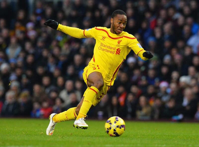 Raheem Sterling proved too fast for the Burnley defenders on Friday, scoring the winner for Liverpool. Tony Marshall / Getty Images