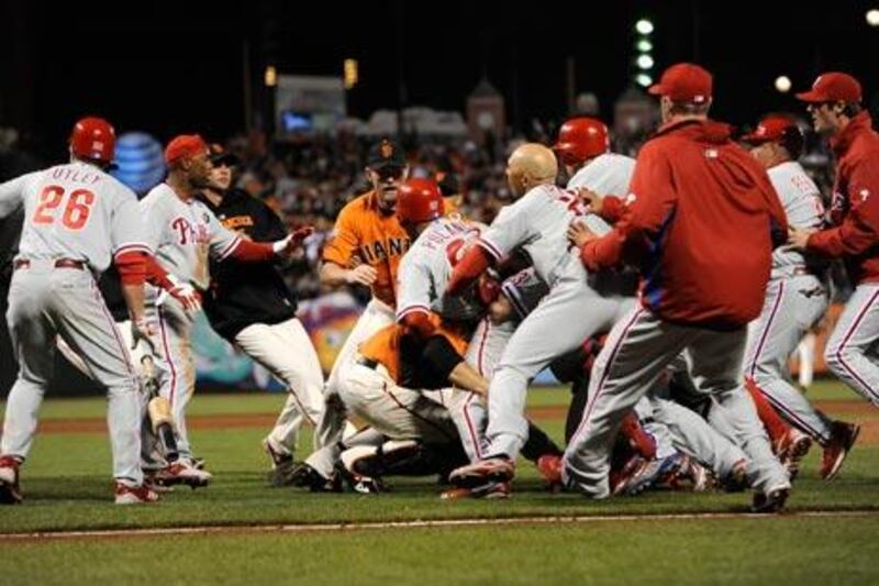 A brawl between the Philadelphia Phillies and San Francisco Giants prompted radio commentator Tony Bruno to tweet. His tweet sparked a huge debate on immigration and accusations of racism.