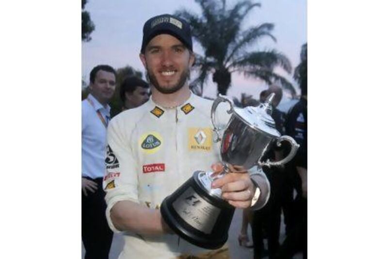 Nick Heidfeld recorded Lotus-Renault's second consecutive podium finish when he placed third at the Malaysia GP. It was the German's first time on the steps since his second-place finish at Sepang in 2009.