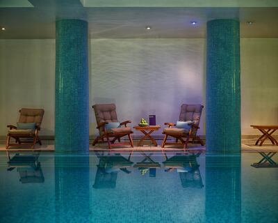 The hotel's indoor swimming pool. Courtesy The Balmoral Hotel