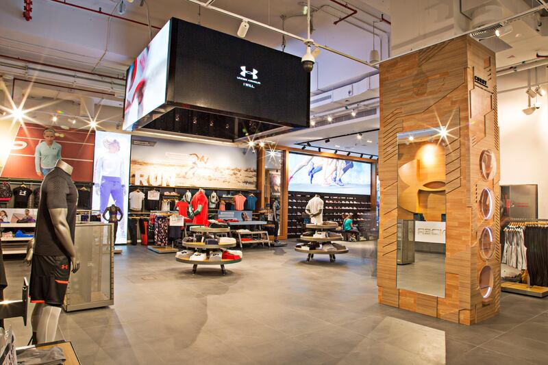 Visit the new Under Armour store in The Dubai Mall. Courtesy Under Armour