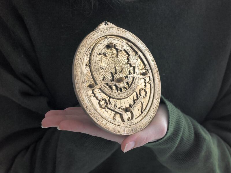 A 14th century Astrolabe sold for £741,000. Courtesy Sotheby’s