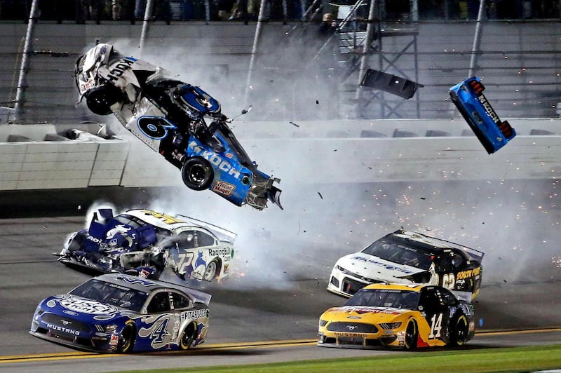 Nascar driver Ryan Newman is involved in a horrific crash during the Daytona 500 at Daytona International Speedway in Florida on February 17. The 42-year-old was rushed to hospital where it was confirmed that he suffered serious but not life threatening injuries. Two days later, he was released from hospital. USA TODAY Sports