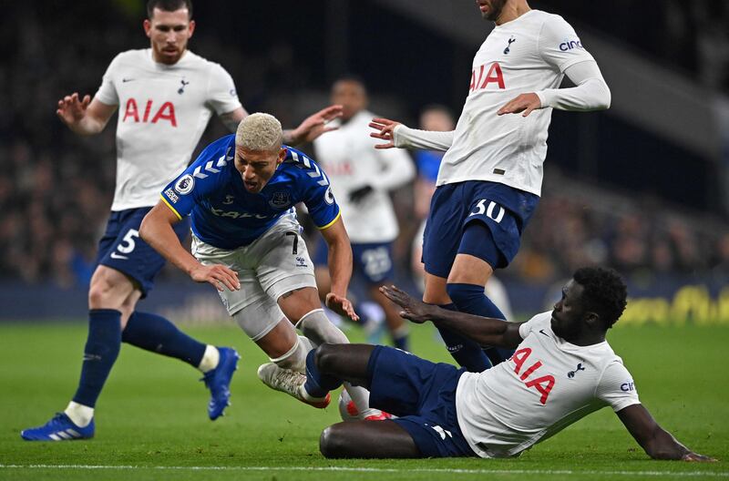 SUB Davinson Sanchez (Romero, 52’) - 7, Authoritatively stopped Richarlison when the forward tried to go outside him, then made a good sliding tackle to stop the Brazilian’s burst towards the box. Came close to finding the bottom corner with a header. AFP