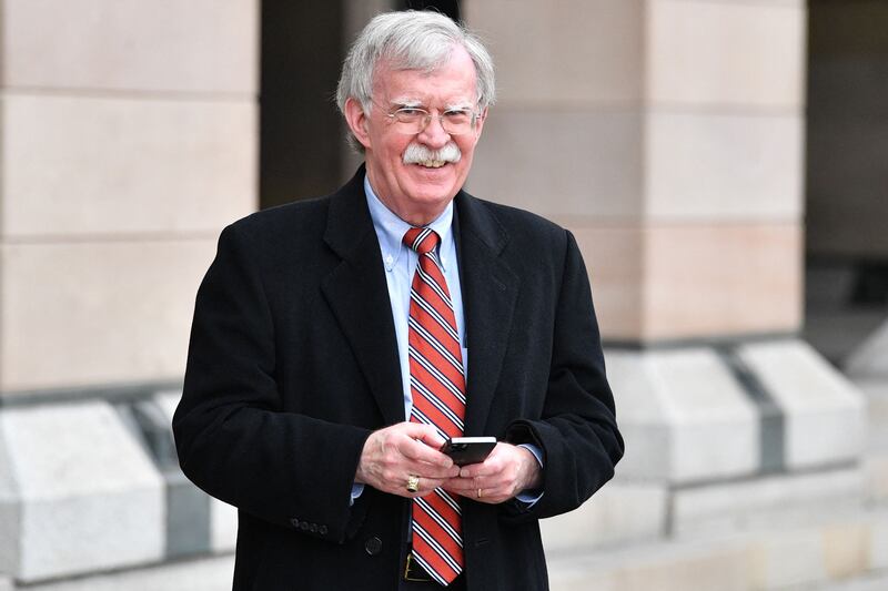 Former US national security adviser John Bolton said the events of January 6 were the result of Donald Trump 'just stumbling around from one idea to another'.  AFP