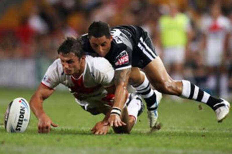 New Zealand's Benji Marshall, right, did well against England in the World Cup semi-finals and could pose problems for Australia in the final.