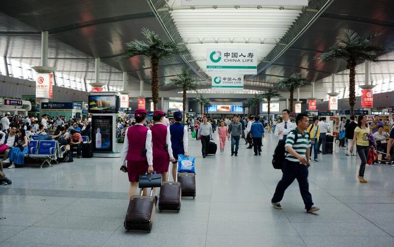 From Tianjin railway station, it takes only a half an hour to reach Beijing by high-speed train. Tianjin is experiencing huge economic growth and is on track to surpass Hong Kong in terms of GDP by next year and become one of the fastest growing cities in mainland China.  Zhang Peng / LightRocket / Getty Images

