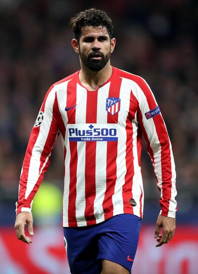 File photo dated 18-02-2020 of Atletico Madrid's Diego Costa. PA Photo. Issue date: Tuesday December 29, 2020. Atletico Madrid have announced they have agreed to terminate Diego Costa’s contract due to personal reasons. See PA story SOCCER Atletico Madrid. Photo credit should read Nick Potts/PA Wire.