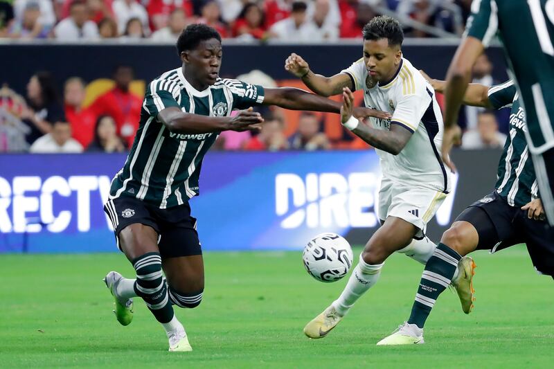 Kobbie Mainoo - N/A. Deserved his start and fans were looking forward to seeing him play against one of the best teams in the world. It was huge shame that he limped off after an early challenge with Rodrygo. AP 
