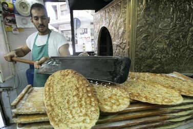 A Lebanese baker. REUTERS