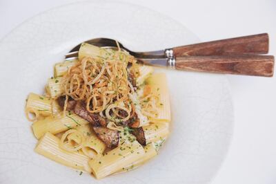 Rigatoni with mushroom