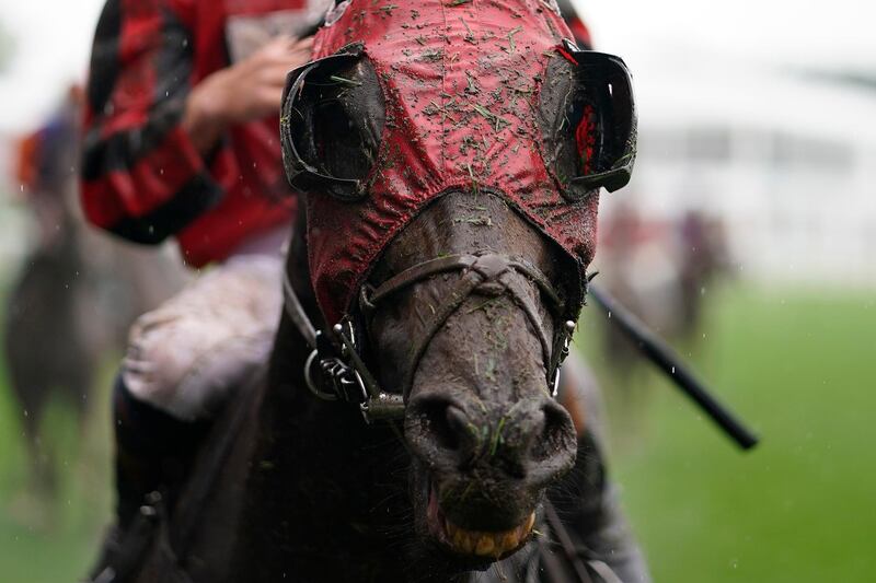 A muddy day on Day 1 of Royal Ascot at Ascot Racecourse. Getty Images