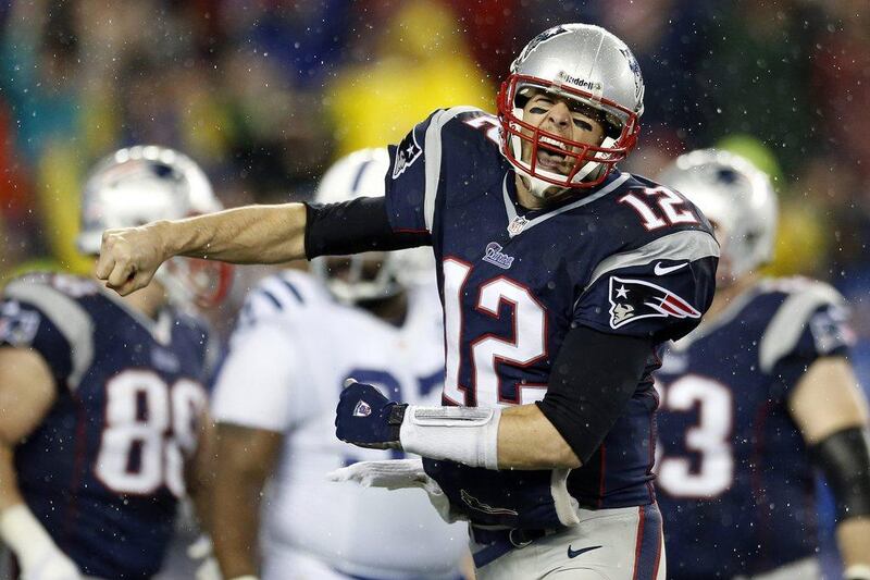 Tom Brady and the Patriots reached their sixth conference championship game since 2001 on Saturday. Michael Dwyer / AP