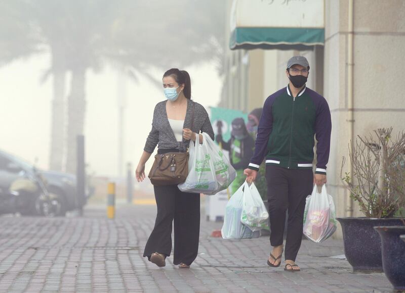 Abu Dhabi, United Arab Emirates, January 16, 2021.  Foggy morning at Khalifa City, Abu Dhabi.
Victor Besa/The National
Section:  NA
Reporte: