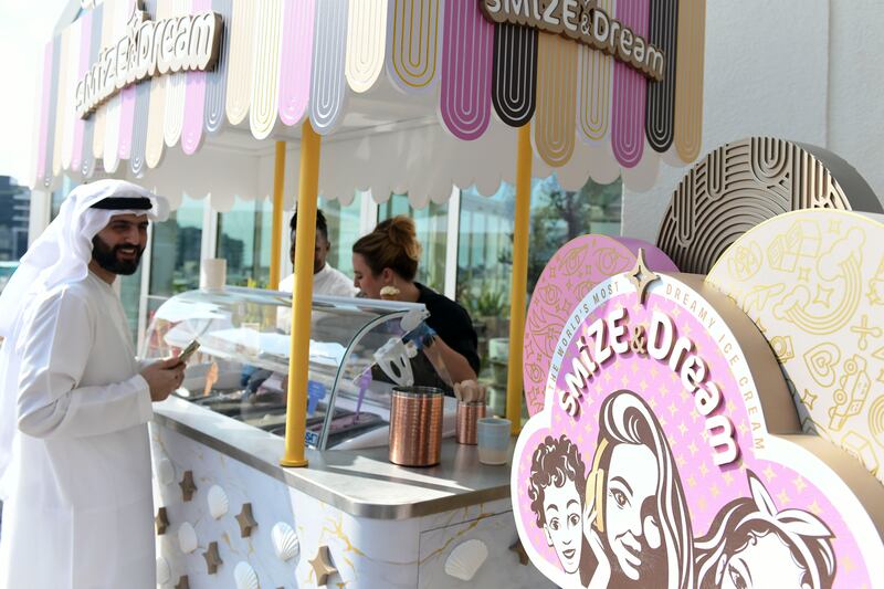 Smize & Dream ice cream is available in a variety of flavours 
