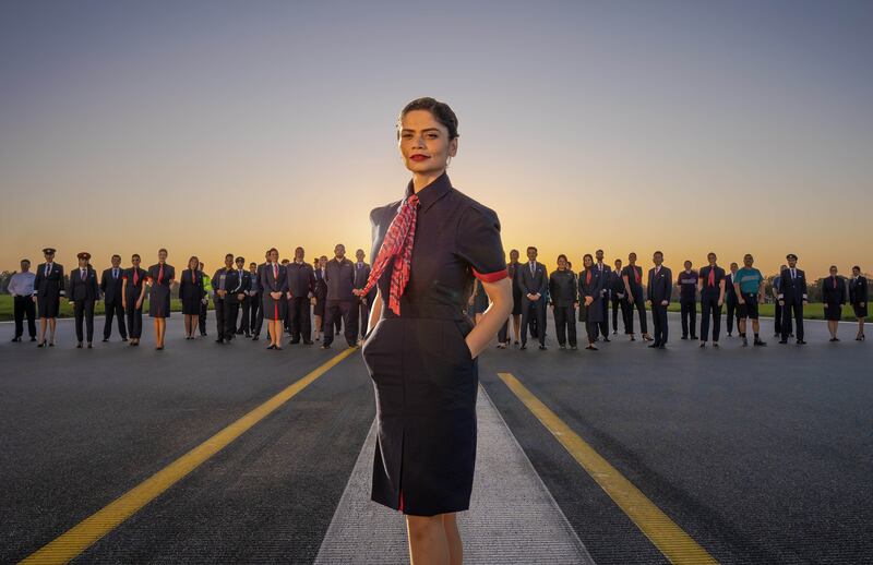 The new British Airways uniform, the first in nearly 20 years, is unveiled in January 2023. PA