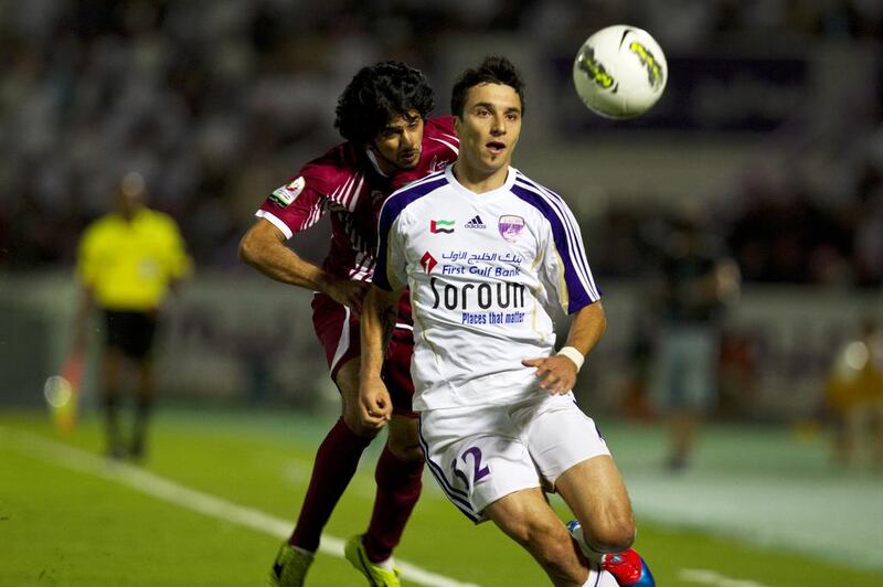 Ignacio Scocco played in 19 games for Al Ain, scoring nine goals. Christopher Pike / The National