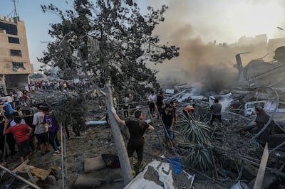 The UN has warned that nowhere is safe in the besieged Gaza enclave following Israeli air strikes in Gaza city. EPA