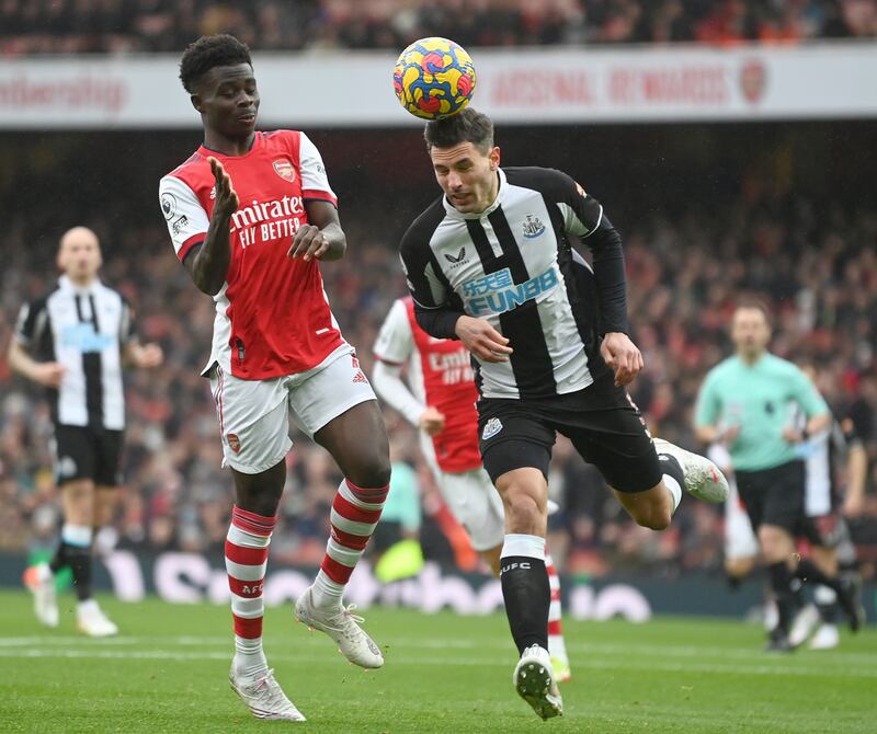 Fabian Schar - 7: Flicked header over bar from corner just before half-hour mark and made some well-timed tackles at the back in decent performance by Swiss defender. EPA