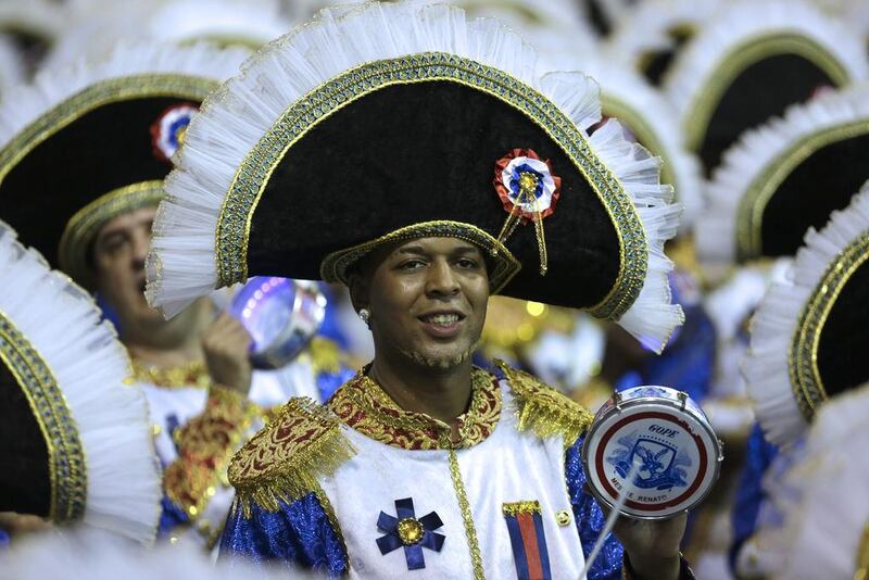 Drummers. Andre Penner / AP Photo