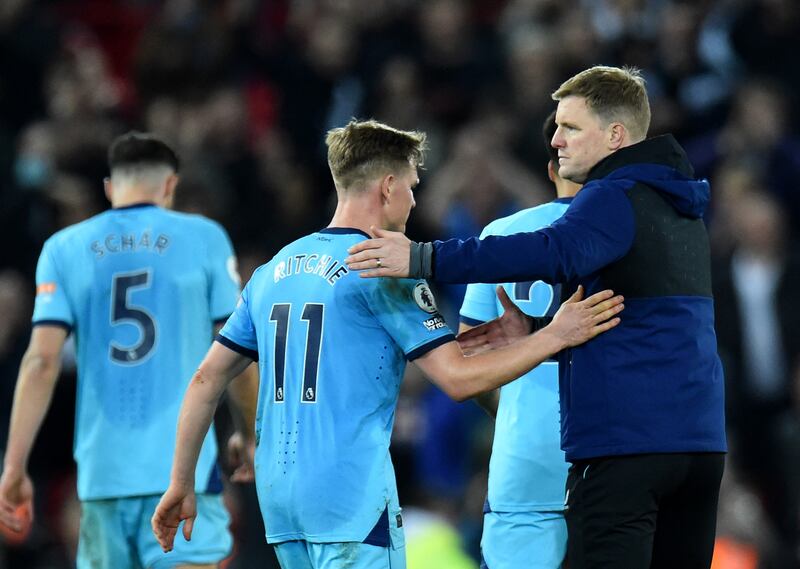 SUBS: Matt Ritchie - 5

The 32-year-old came off the bench after 15 minutes when Lewis could not continue. He was relieved when Salah was taken off. Reuters