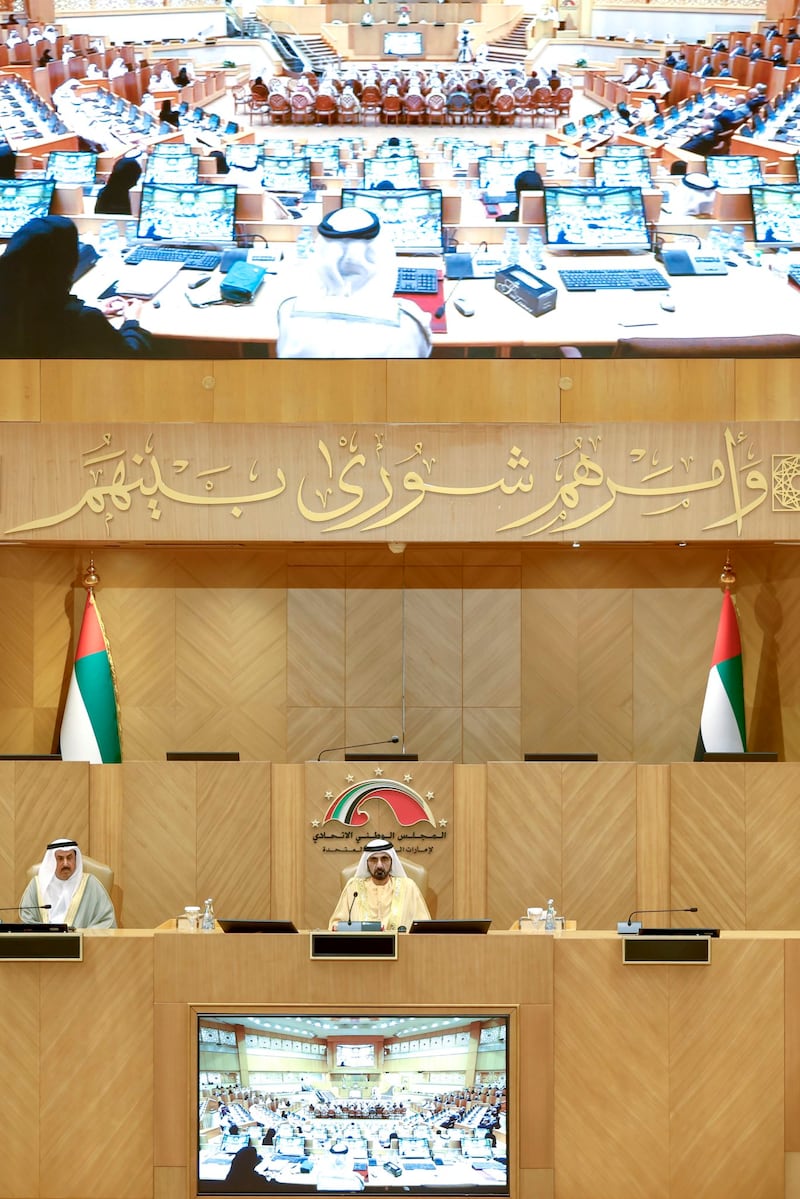 Sheikh Mohammed opened the council on behalf of President Sheikh Mohamed


