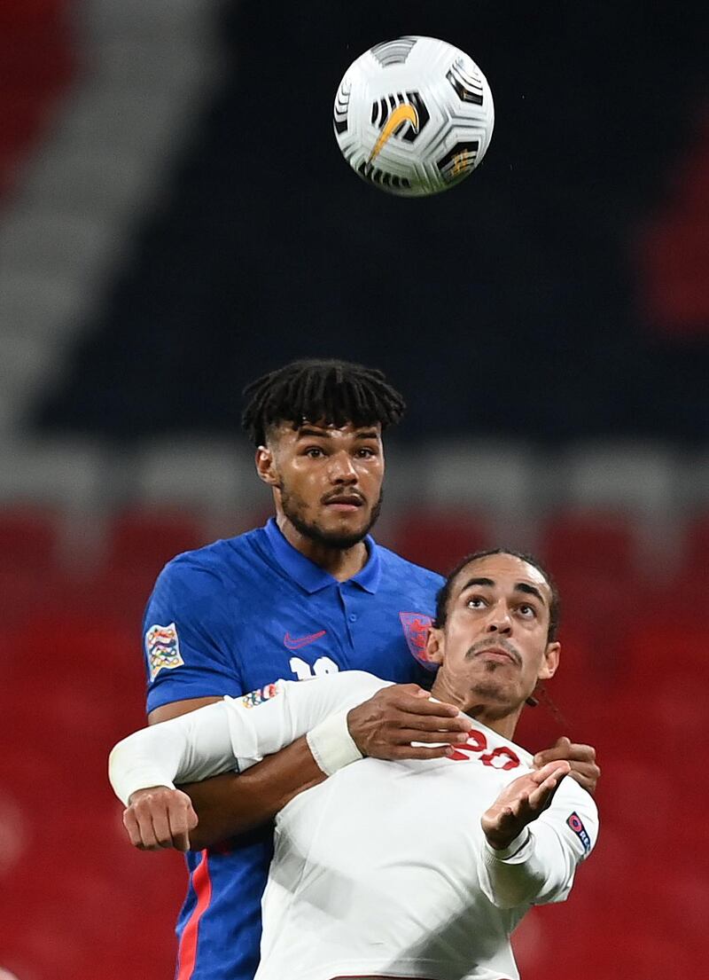 SUBS: Tyrone Mings – (On for Maitland-Niles 36’) 6: Aston Villa player slotted confidently in the centre of defence after being called-on early doors due to Maguire’s horror show, although was lucky to get away with a couple of poor touches. Reuters