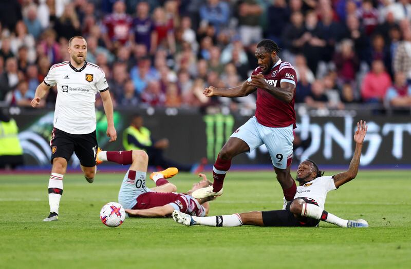 Michail Antonio – 8. The big man up front was a real handful, driving his side forward repeatedly with determined and powerful ball carries. His biggest contribution was winning the ball back for Benrahma’s opener – a richly deserved reward for his consistent efforts out of possession. Getty