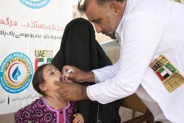 The UAE is central to the broad effort to eradicate polio in Pakistan. Wam