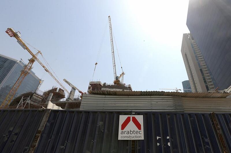 For the second quarter alone, Arabtec earned profits of Dh103m, up 11 per cent from second-quarter profits of Dh92m in 2013. Satish Kumar / The National