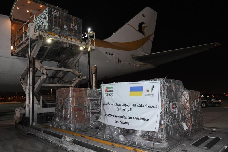 A UAE plane carrying a second consignment of household generators has arrived in Warsaw. Wam