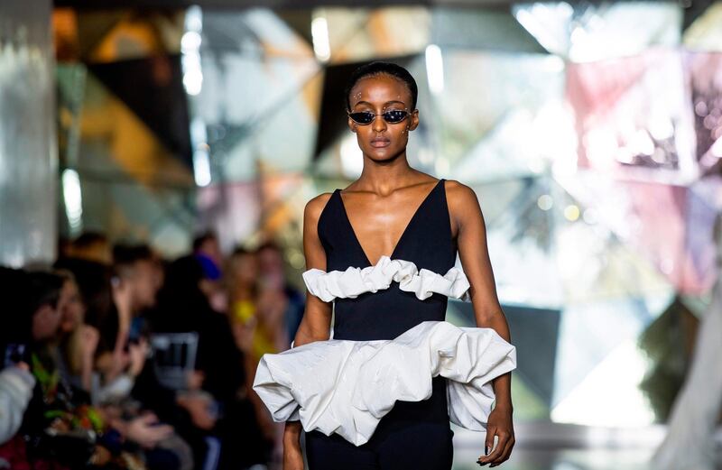 The Christian Siriano autumn/winter 2019 fashion show during New York Fashion Week on February 9, 2019. AFP