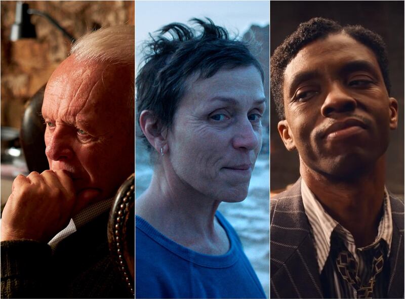 Anthony Hopkins, Frances McDormand and Chadwick Boseman are among the nominees for the 2021 Golden Globes. 