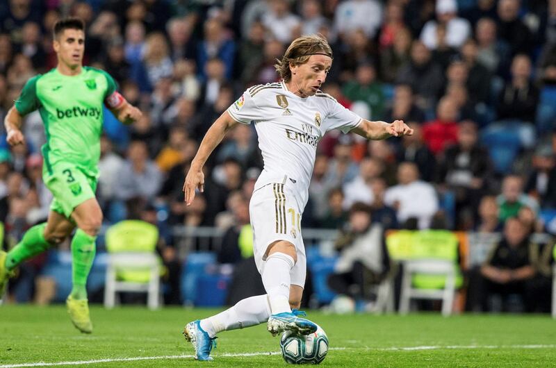 Real Madrid midfielder Luka Modric. EPA