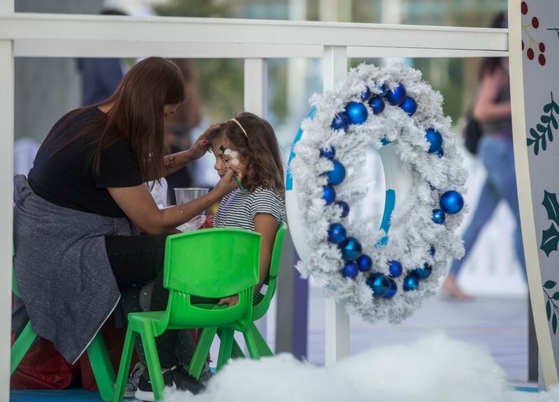 Children can also enjoy getting their faces painted.