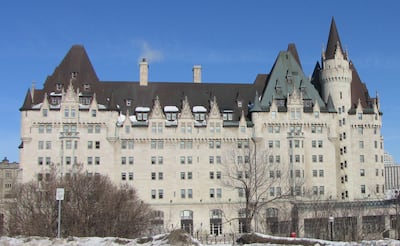 The Fairmont Chateau Laurier in Ottawa, Canada. Photo: D Gordon Robertson