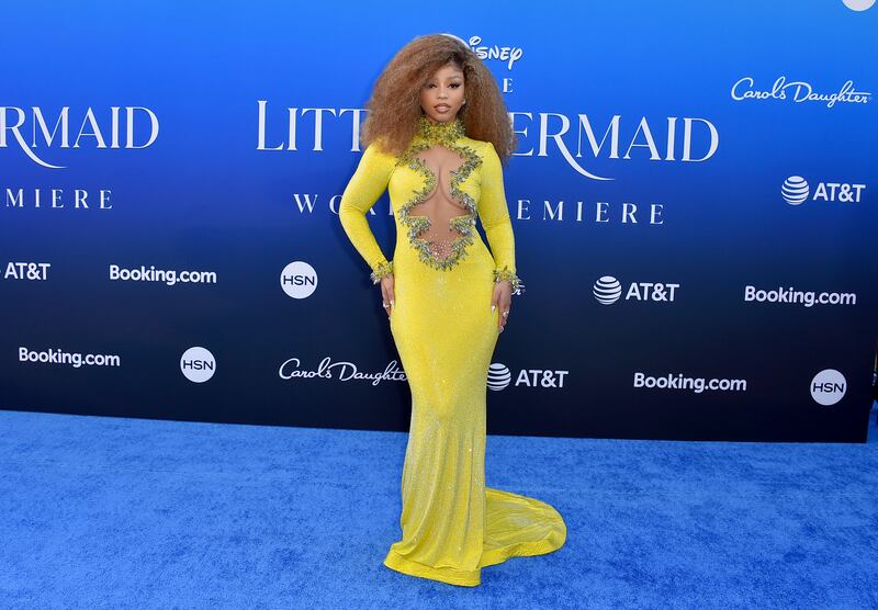 Chloe Bailey at the world premiere of The Little Mermaid. AP