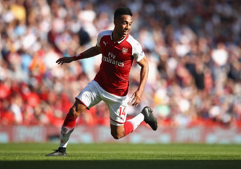 Left midfield: Pierre-Emerick Aubameyang (Arsenal) – Ensured Arsene Wenger had a fitting farewell to the Emirates Stadium with a brace in the 5-0 thrashing of Burnley. Clive Mason / Getty Images