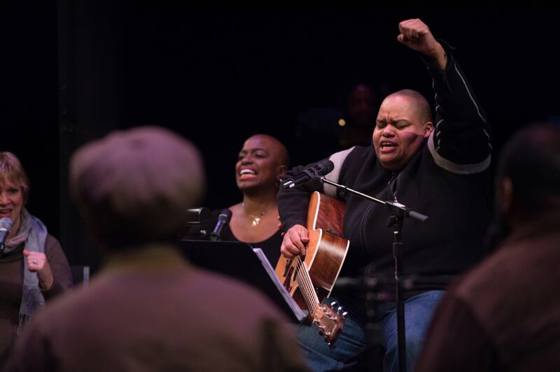 American musician Toshi Reagon. Kevin Yatarola