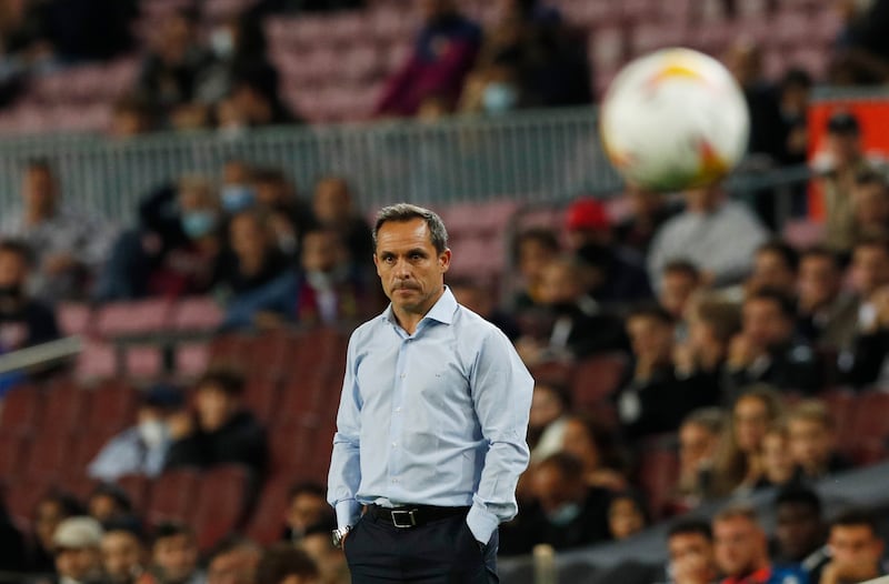 Barcelona caretaker coach. Reuters
